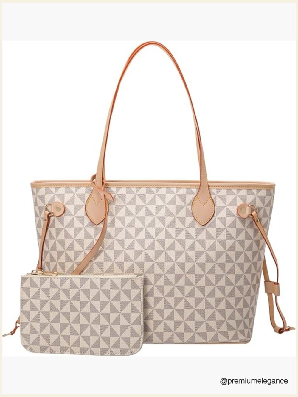 Designer Fashion Satchel Shoulder Bag Set with Wallet